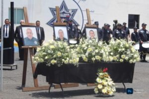 Despiden a policías asesinados en Zamora