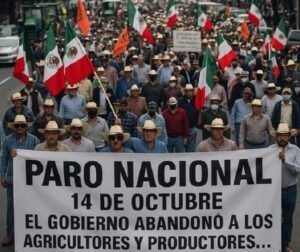 Campesinos protestan por precio de granos