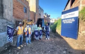 Inician rehabilitación de colector sanitario en comunidad de San Cristobal.