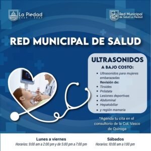 Ofrece Red municipal de salud servicio de Ultrasonido