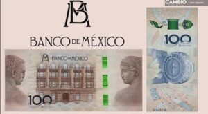 Banco de México festeja 100 años con billete conmemorativo