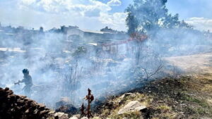 Advierten proteger las vías respiratorias en caso de incendios forestales