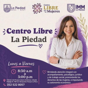Centro libre, espacio de respaldo, orientación y acompañamiento para mujer