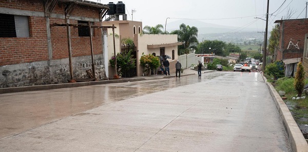 Inauguran primera etapa de pavimentación de la calle Emiliano Zapata en La Piedad